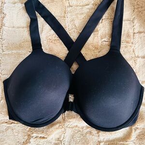 SPANX Black Cross-Back Bra